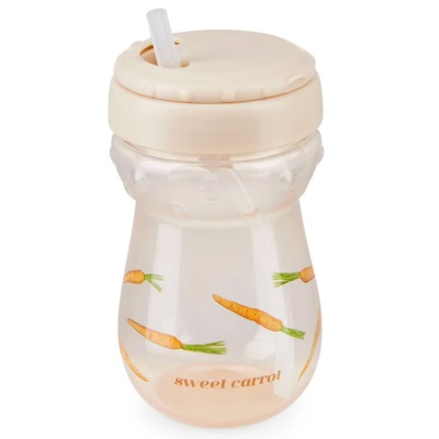 Поильник с трубочкой 360мл Happy Baby 14011_carrot 1 Поильник с трубочкой 360мл Happy Baby 14011_carrot 1